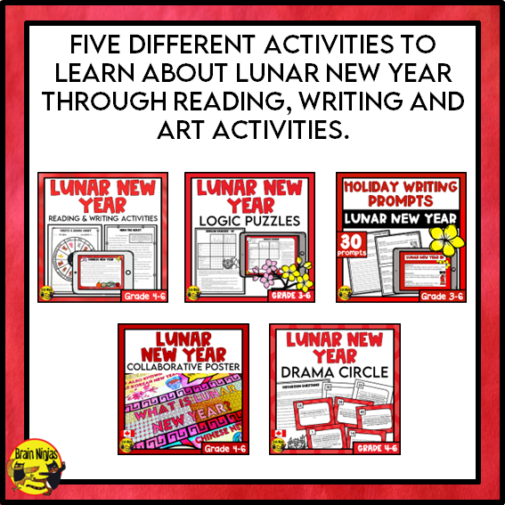 Lunar New Year Activity Bundle | Paper and Digital
