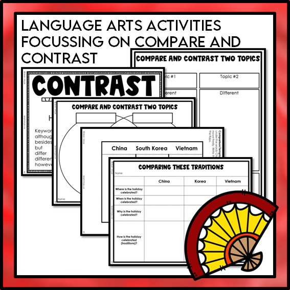 Lunar New Year Reading and Writing Activities | Paper and Digital