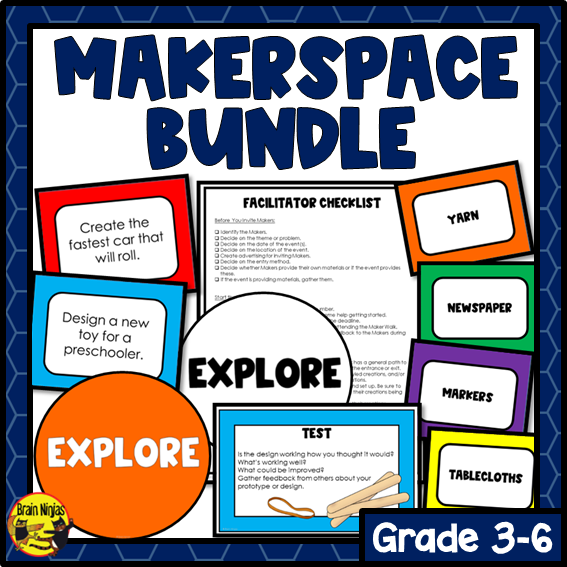 Makerspace Activity Bundle | Paper and Digital