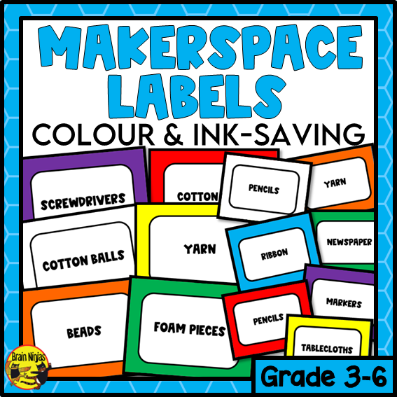 Makerspace Label Set | Paper