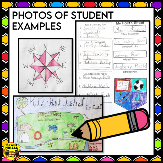 Map Reading Skills Unit Creative Mapping Activity | Paper and Digital