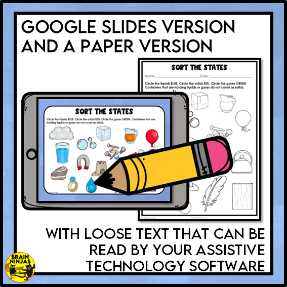 Changes to Matter Lessons and Activities Permanent and Reversible | Paper and Digital