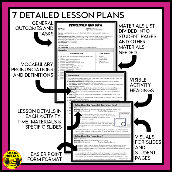 Matter Unit Alberta Grade 3 Science Lessons and Activities | Paper and Digital