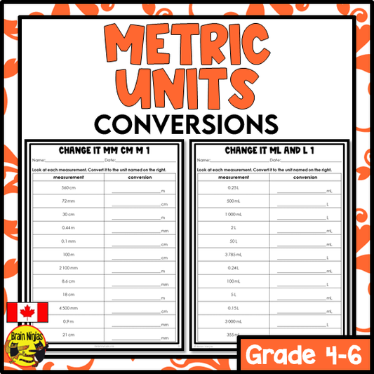 Metric Conversions Math Worksheets | Paper