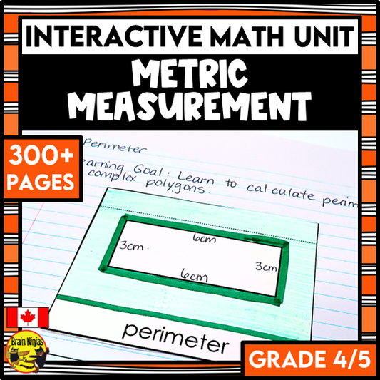 Measurement Interactive Math Unit | Paper | Grade 4 Grade 5