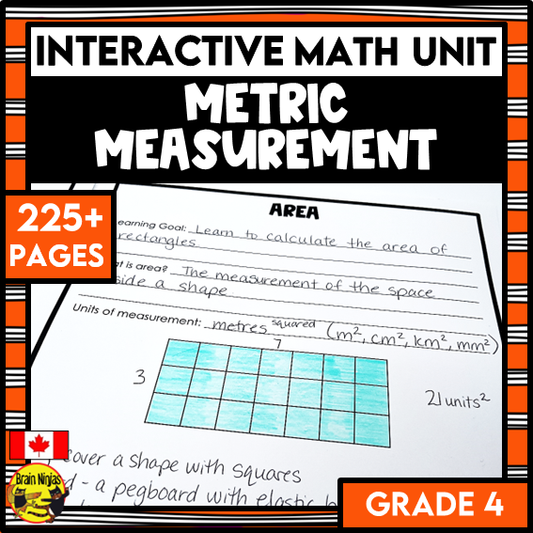 Measurement Interactive Math Unit | Paper | Grade 4