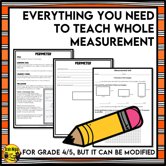 Measurement Interactive Math Unit | Paper | Grade 4 Grade 5