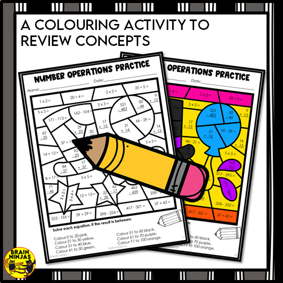 New Years Math Worksheets Numbers to 1000 | Paper