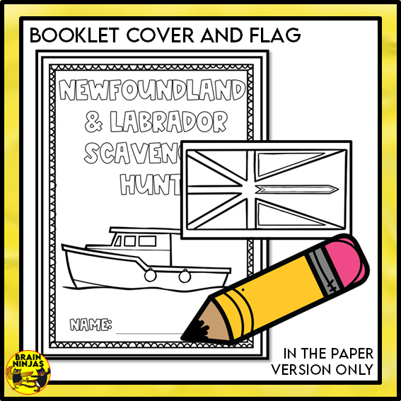 Newfoundland and Labrador Geography Scavenger Hunt | Paper and Digital