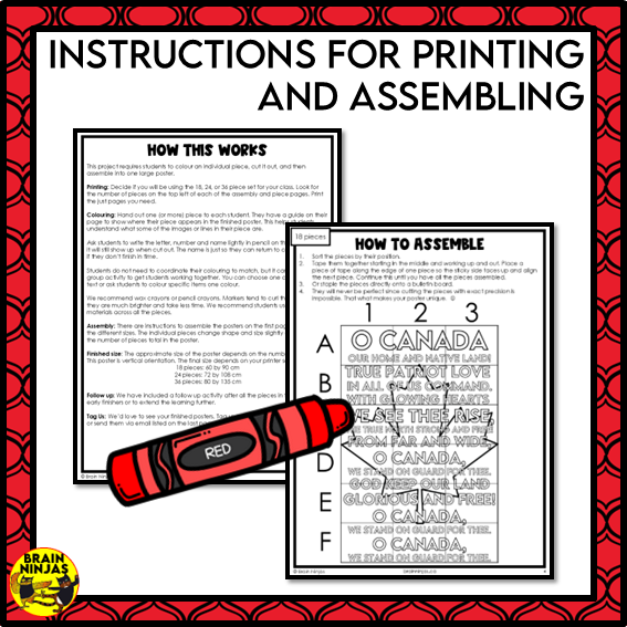 O Canada Collaborative Poster in English | Paper