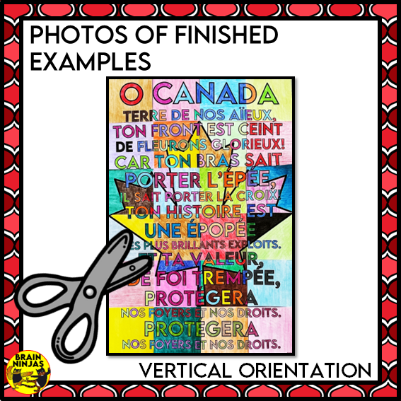 O Canada Collaborative Poster in French | Paper