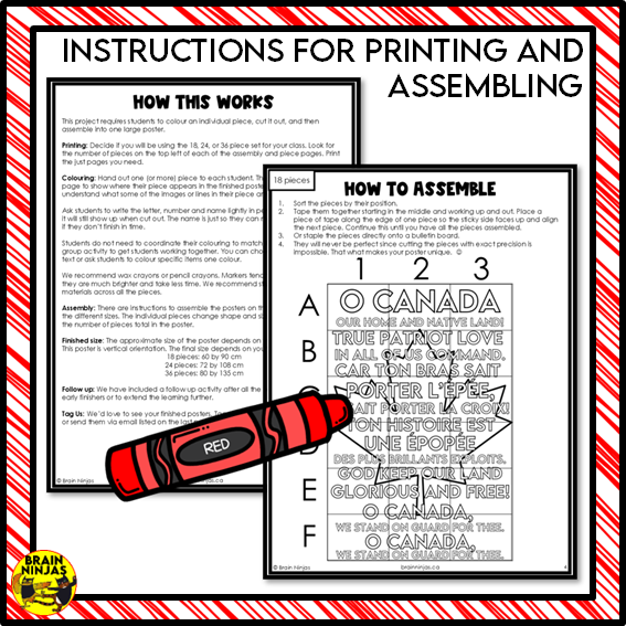 O Canada Collaborative Poster in English and French Version | Paper