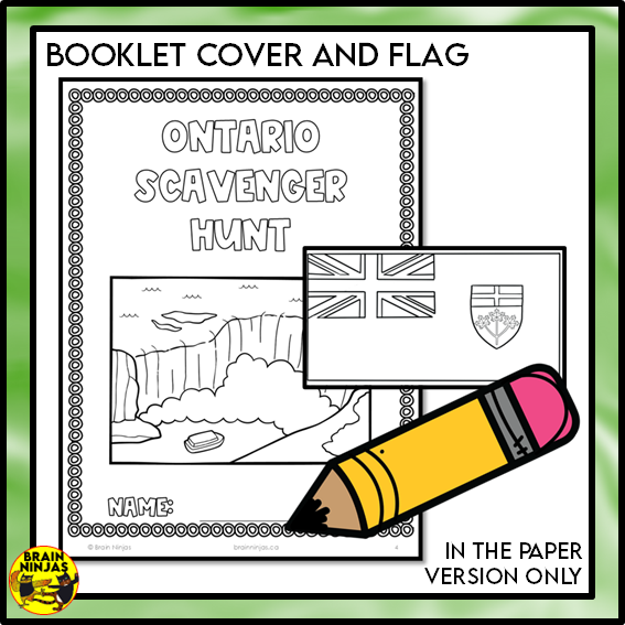 Ontario Geography Scavenger Hunt | Paper and Digital