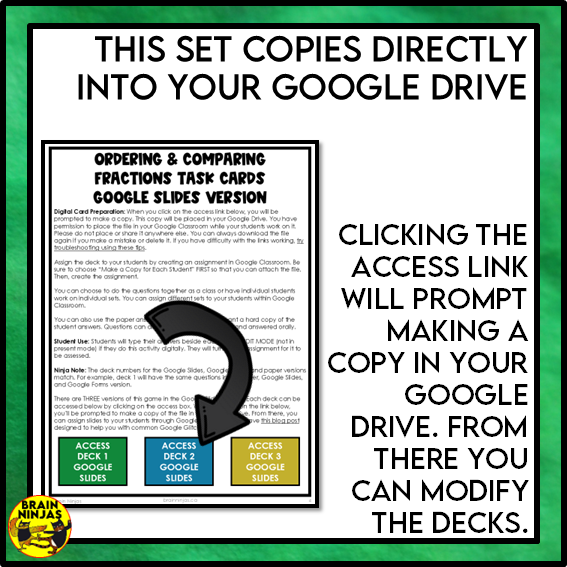 Ordering and Comparing Fractions Math Task Cards | Paper and Digital