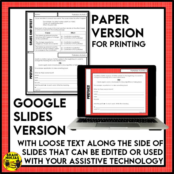 Patriation of the Canadian Constitution Reading Comprehension Activities | Paper and Digital