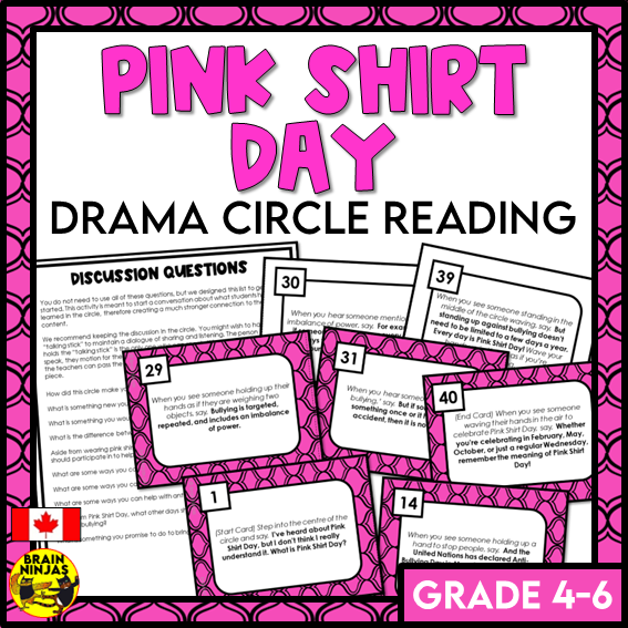 Pink Shirt Day Drama Circle | Paper