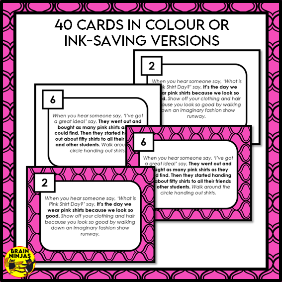 Pink Shirt Day Drama Circle | Paper