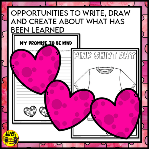 Pink Shirt Day Activities | Paper – brainninjas
