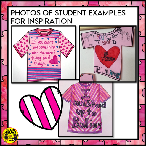 Pink Shirt Day Activities | Paper – brainninjas