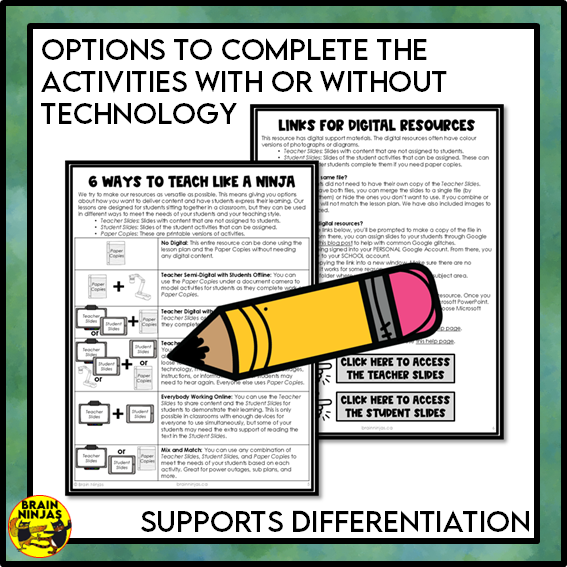 Plant and Animal Survival Lessons and Activities | Paper and Digital