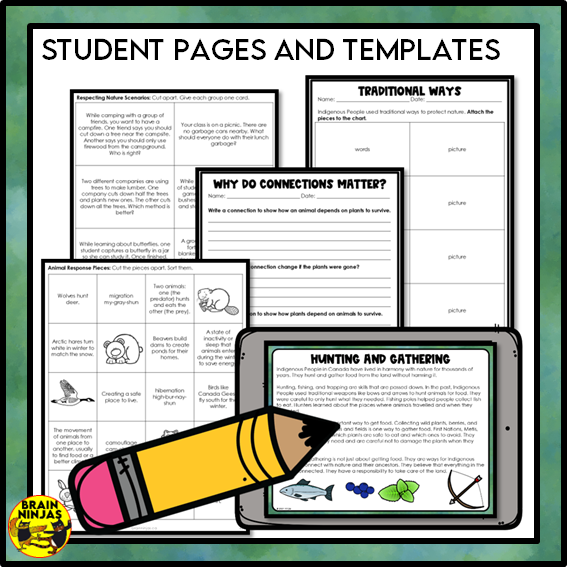 Plant and Animal Survival Lessons and Activities | Paper and Digital