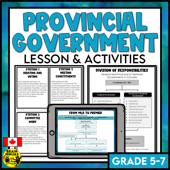 Provincial Government in Canada | Paper and Digital