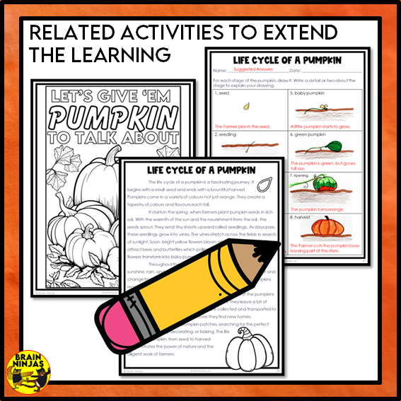 Pumpkin Collaborative Poster For Fall or Halloween | Paper