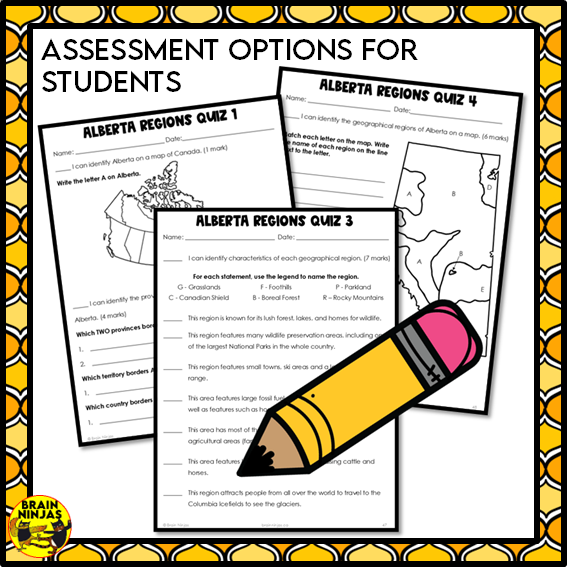 Alberta Regions Research Project Based Learning | Paper and Digital
