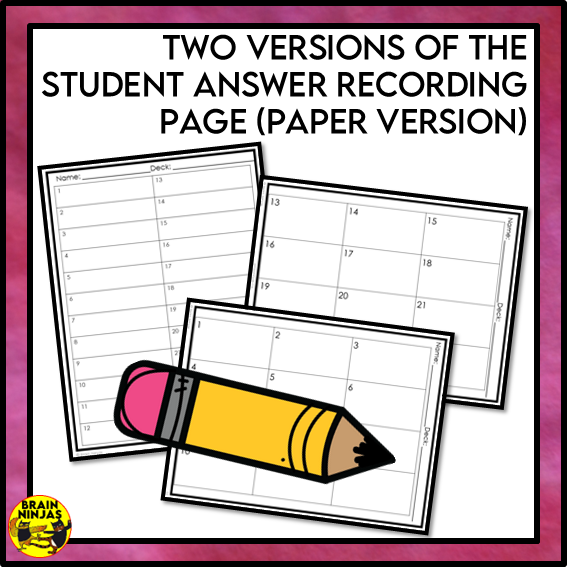 Converting Fractions to Decimals Math Task Cards | Paper and Digital