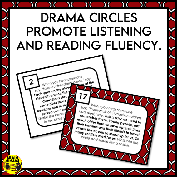 Remembrance Day Drama Circle Canadian History | Paper