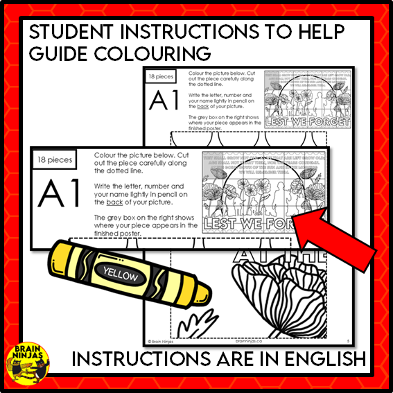 For the Fallen Remembrance Day Collaborative Poster | Paper