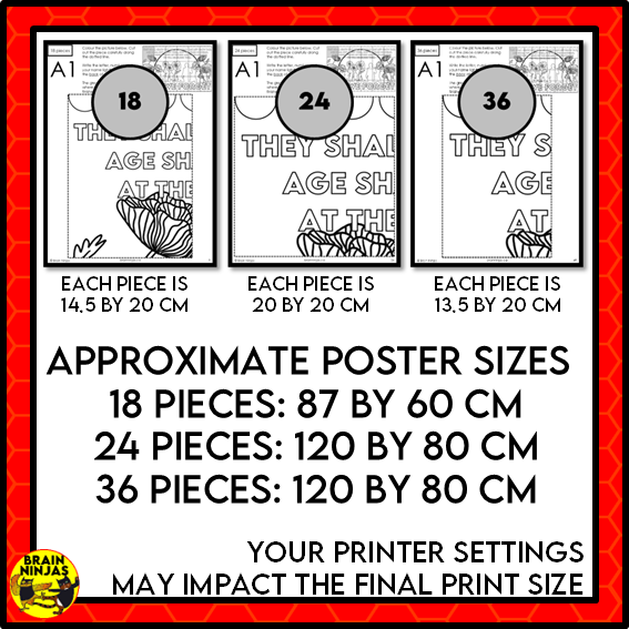 For the Fallen Remembrance Day Collaborative Poster | Paper