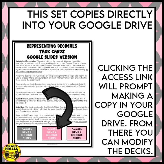 Representing Decimals Place Value Math Task Cards | Paper and Digital