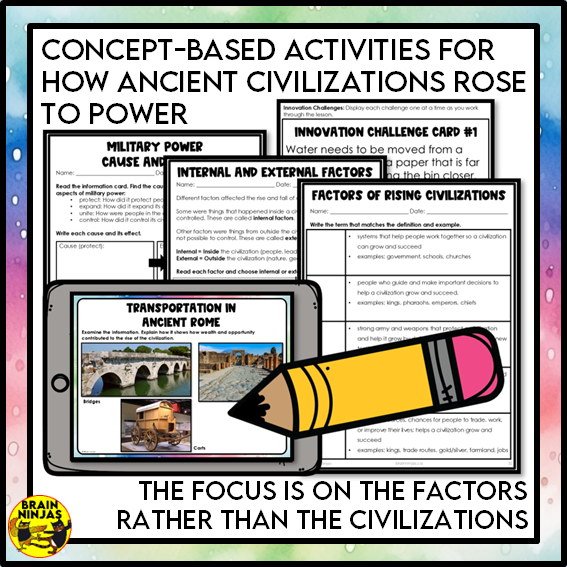 Rise of Ancient Civilizations | Paper and Digital