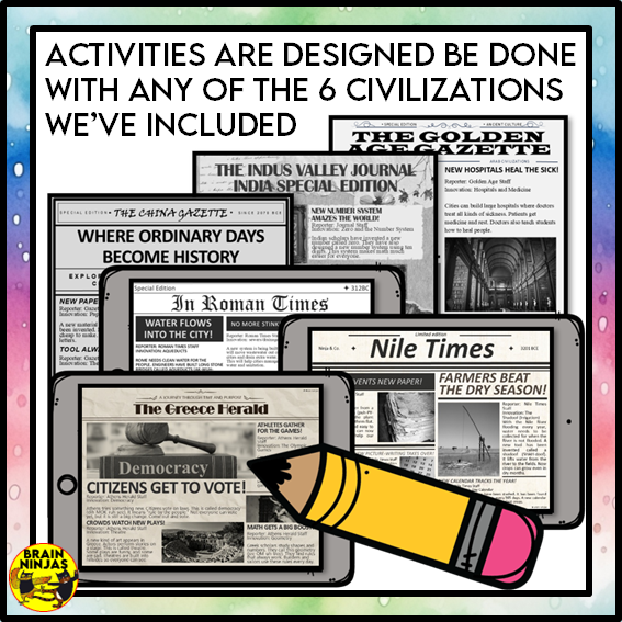 Rise of Ancient Civilizations | Paper and Digital