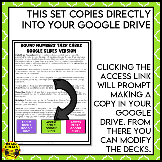 Rounding Numbers Math Task Cards | Paper and Digital