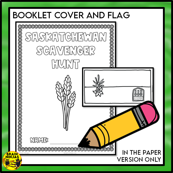 Saskatchewan Geography Scavenger Hunt | Paper and Digital