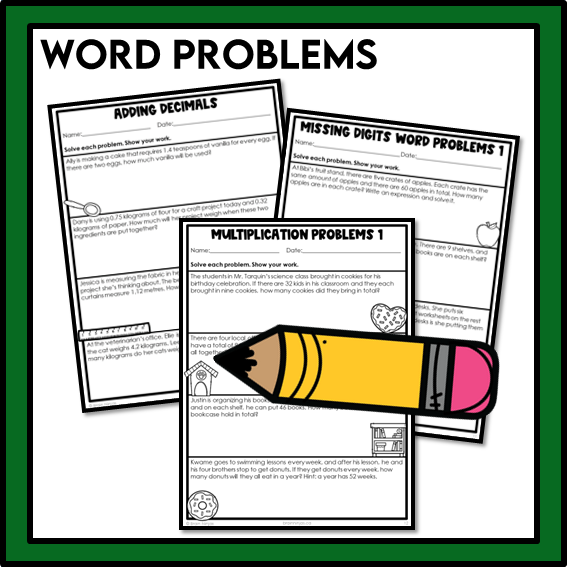 Saskatchewan Aligned Math Worksheets Full Year Bundle | Paper | Grade 4