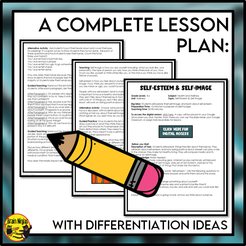 Free Self-Esteem Lesson | Health and Wellness Lesson | Paper and Digit ...