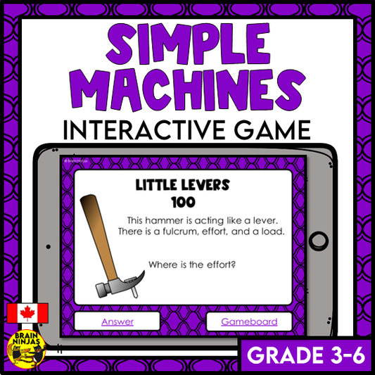 Simple Machines Interactive Review Game | Digital