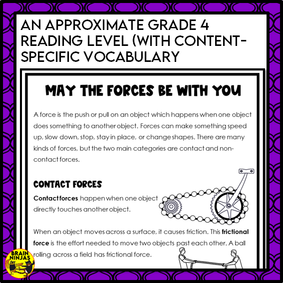 Simple Machines Science Reading Passages | Paper and Digital