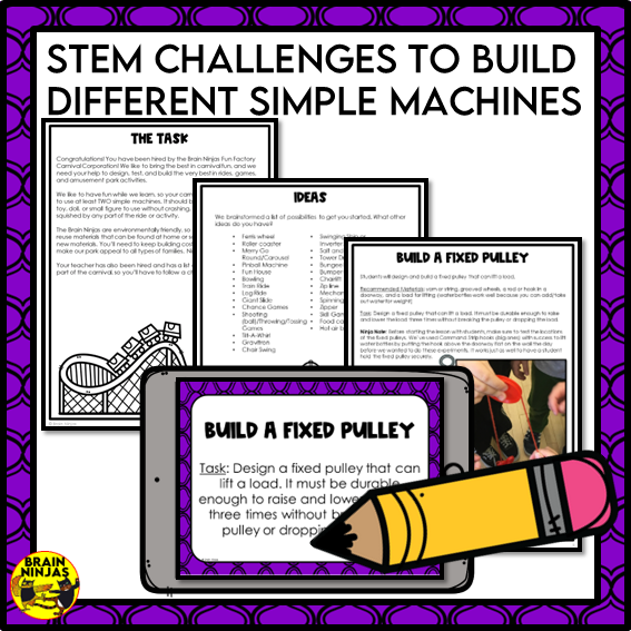 Simple Machines Unit | Bundle | Paper and Digital