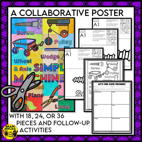 Simple Machines Unit | Bundle | Paper and Digital