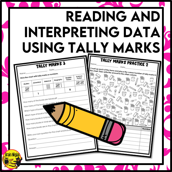 Sorting Data with Charts and Tally Marks Math Worksheets | Paper |