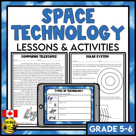 Space Technology Lessons and Activities | Paper and Digital