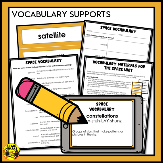 Alberta Science Space Unit Grade 4 Bundle | Paper and Digital