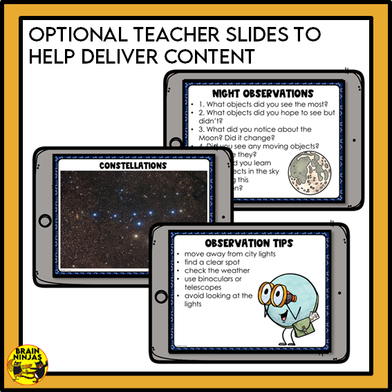 Alberta Science Space Unit Grade 4 Bundle | Paper and Digital