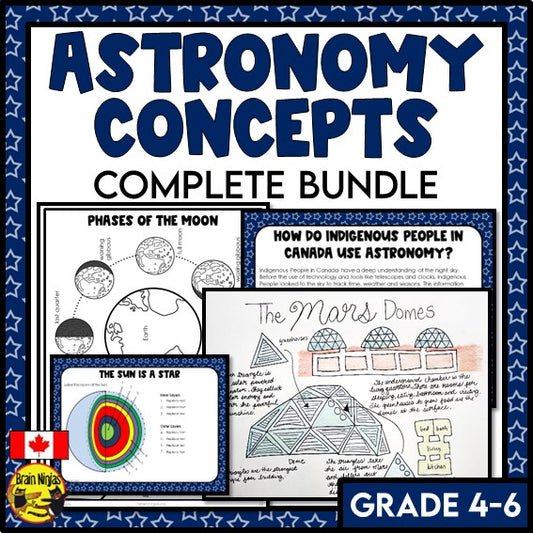 Astronomy Unit Bundle | Space Unit | Sky Science | Paper and Digital
