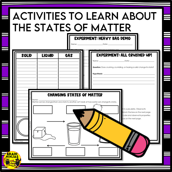 States of MatterChemistry Lessons and Experiments | Paper and Digital