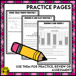 Statistics and Graphing Interactive Math Unit | Paper | Grade 3 ...